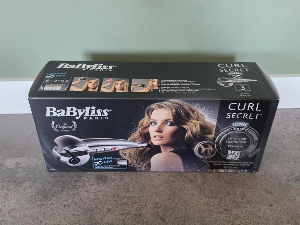 Babyliss Curl Secret automatische krultang, Ophalen of Verzenden, Zo goed als nieuw, Krultang of Stijltang