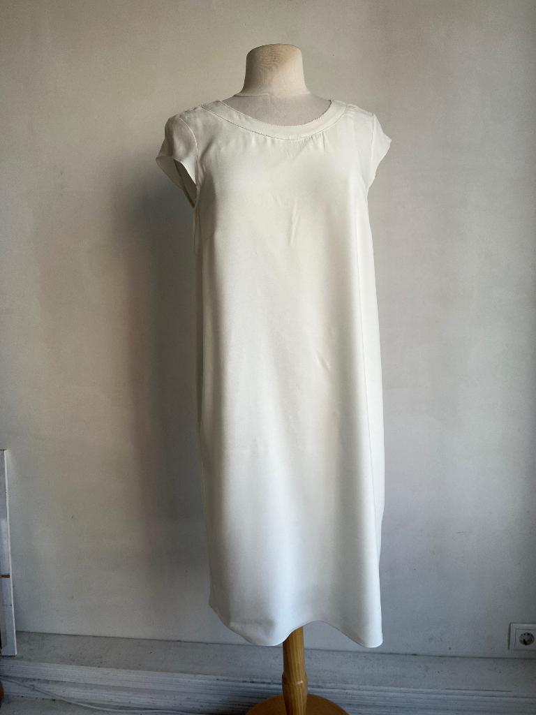 marc aurel jurk maat 36 beige, Marc Aurel, Verzenden, Beige, Zo goed als nieuw