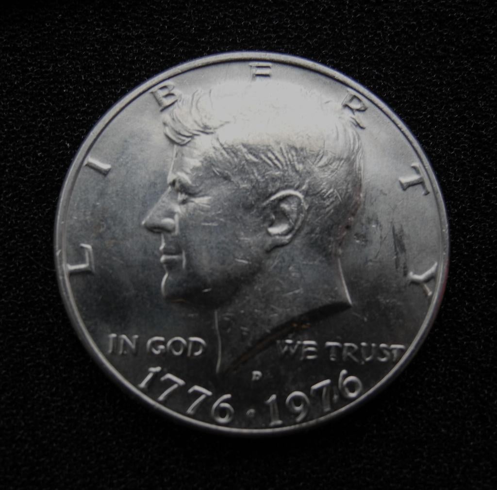 Kennedy Half Dollar Bicentennial 1776–1976 200 jr. onafhank, Postzegels en Munten, Munten | Amerika, Ophalen of Verzenden, Noord-Amerika