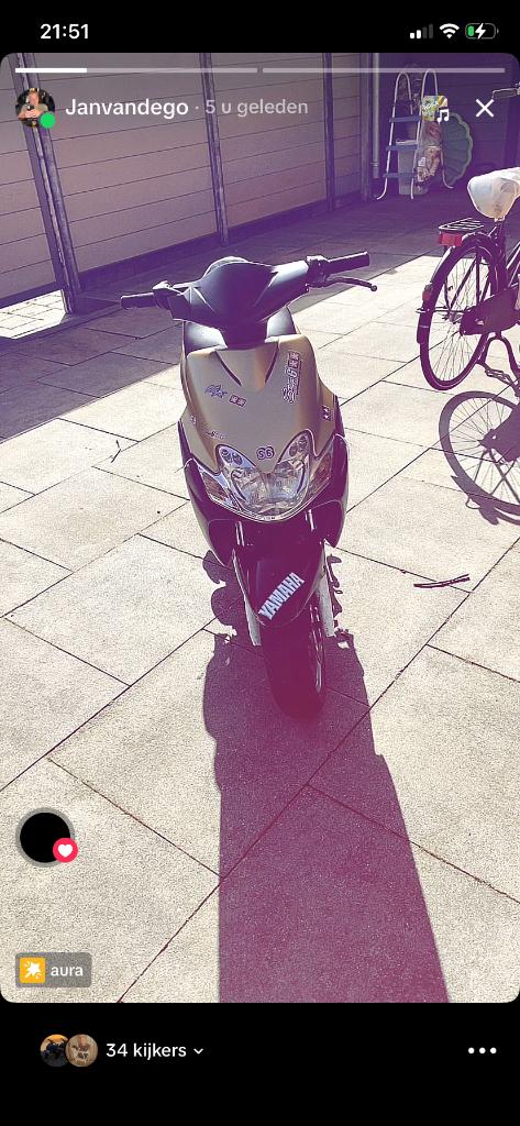 Yamaha jog R, Ophalen, Maximaal 45 km/u, Yamaha, Zo goed als nieuw