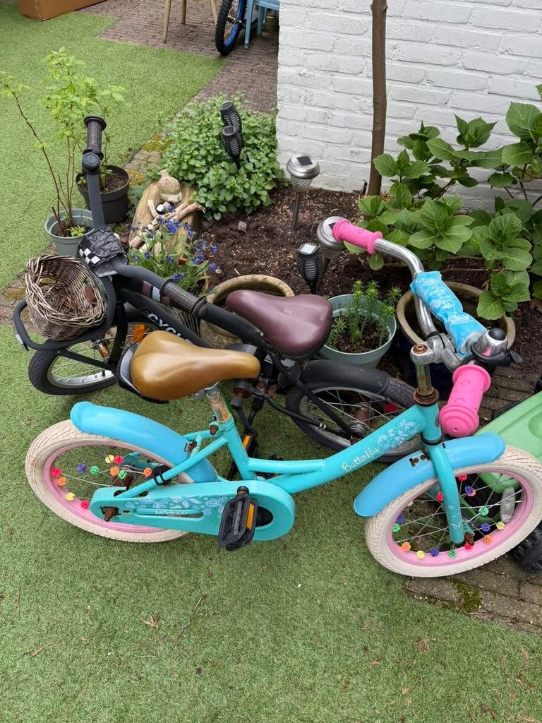 2 fietsen, Ophalen, Gebruikt, Minder dan 16 inch