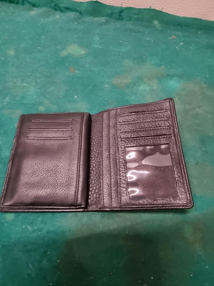 portemonee zwart leer heren, Sieraden, Tassen en Uiterlijk, Portemonnees, Ophalen of Verzenden, 'T Olde Gre-j, Info@toldegrej.nl