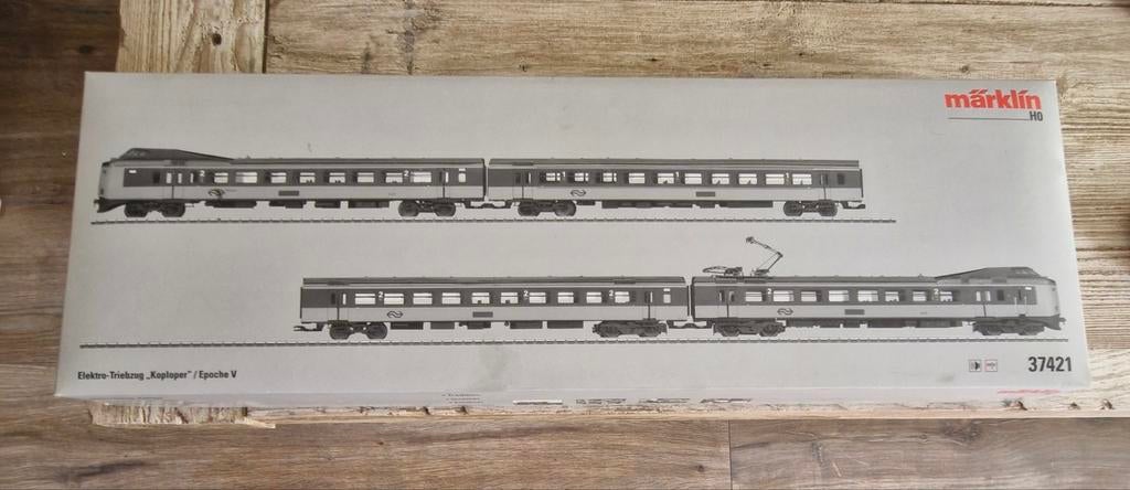 Märklin H0 Elektro-Triebzug Koploper NS 37421, Hobby en Vrije tijd, Modeltreinen | H0, Wisselstroom, Treinset, Ophalen of Verzenden