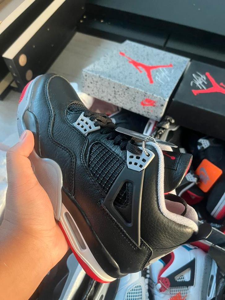 Jordan 4 Reimagined Bred Maat 41, Kleding | Heren, Schoenen, Nieuw, Sneakers of Gympen, Zwart, Ophalen of Verzenden