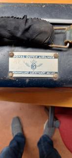 Vintage Royal Dutch Airlines KLM koffertje, Verzamelen, Luchtvaart en Vliegtuigspotten, Niet van toepassing, vintage item, Overige typen