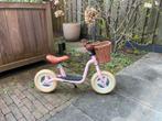 Puky loopfiets, rose, met mandje, Ophalen, Zo goed als nieuw, Loopfiets