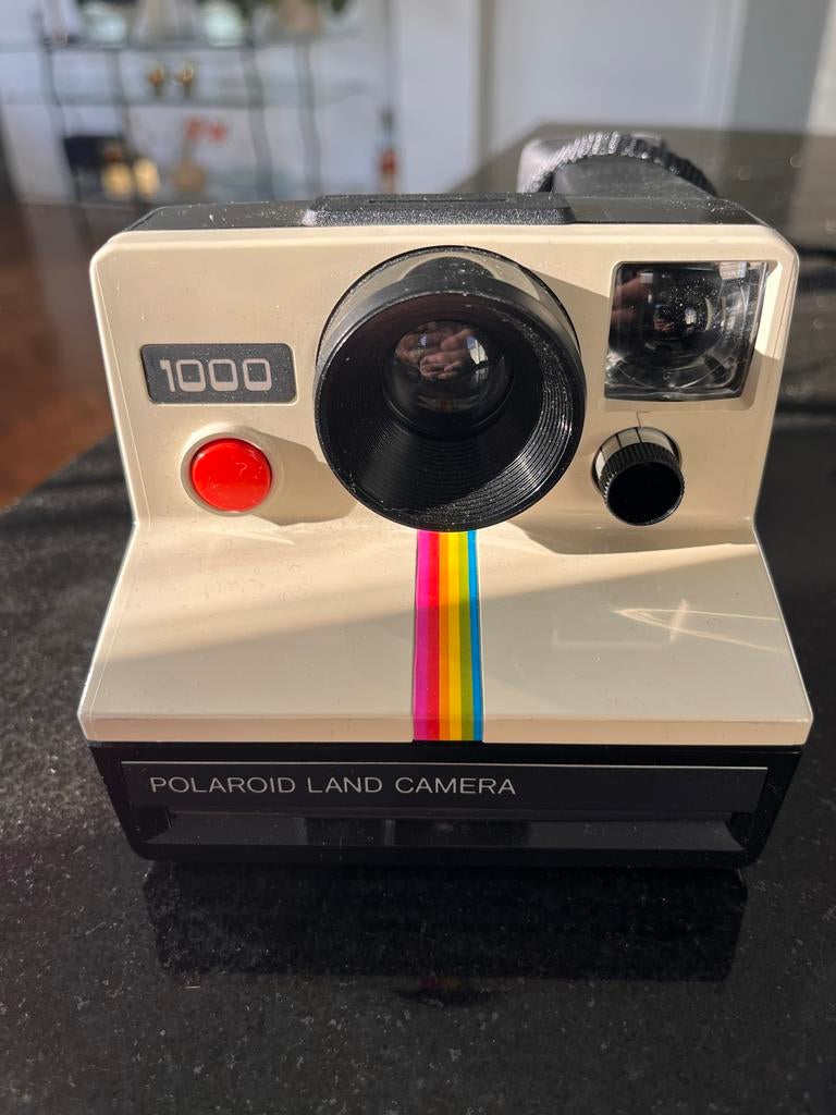 Originele Polaroid Land Camera 1000 uit de jaren '70 met tas, Audio, Tv en Foto, Fotocamera's Analoog, Gebruikt, Polaroid, Ophalen