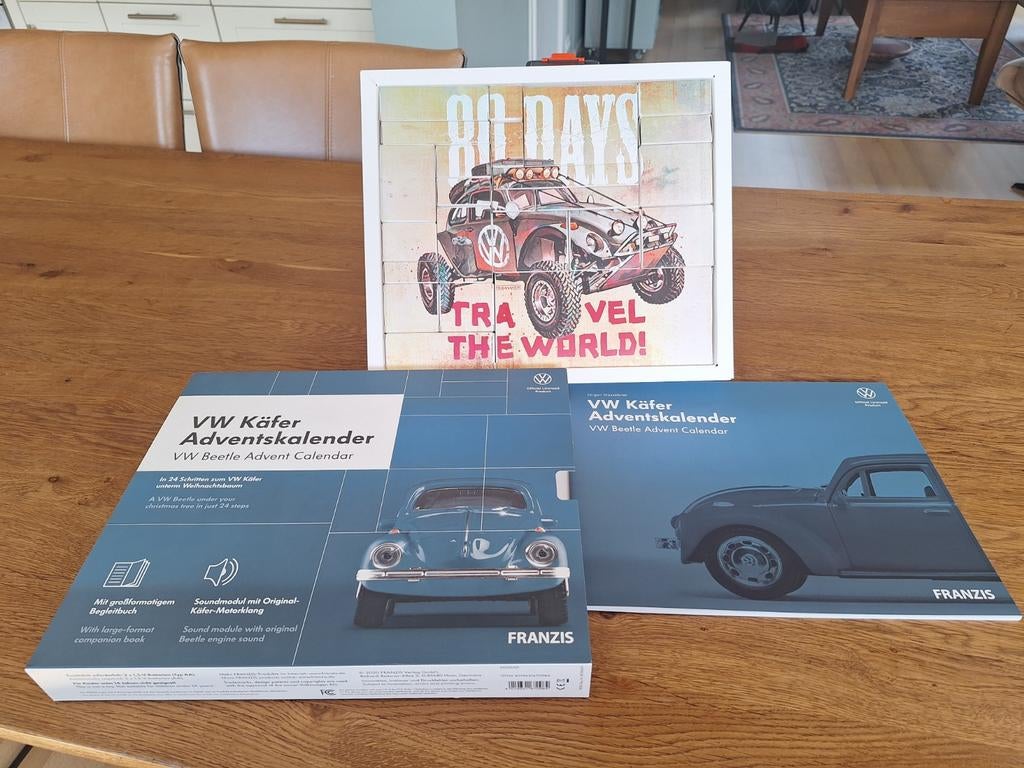 VW Kever Adventskalender modelbouw (lege verpakking!), Ophalen of Verzenden, Groter dan 1:32, Auto, Overige merken
