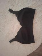 2 zwarte BH's zonder beugel, maat 90F, Ophalen of Verzenden, Zwart, BH