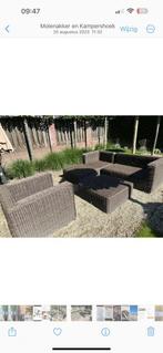 Mooie Loungeset, Ophalen, 5 zitplaatsen, Gebruikt, Hocker