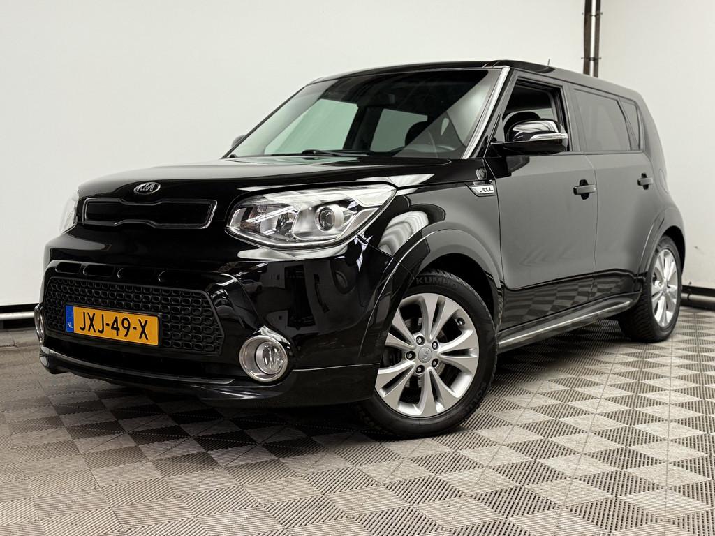Kia Soul 1.6 GDI Dream Team Edition 132PK Navi ECC Stoel/Stu, Stof, Gebruikt, 4 cilinders, Met garantie (alle)