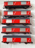Spoor n NS postwagen 5 stuks roco/arnold, Arnold, Gebruikt, Gelijkstroom, Wagon
