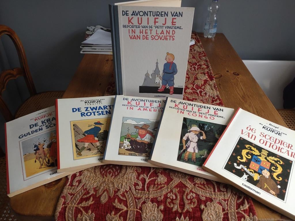 Kuifje stripboeken collectie - 6 delen, Boeken, Meerdere stripboeken, Ophalen of Verzenden, Gelezen, Hergé