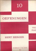 Bo992 bladmuziek 10 oefeningen voor piano, Gebruikt, Klassiek, Ophalen of Verzenden, Artiest of Componist