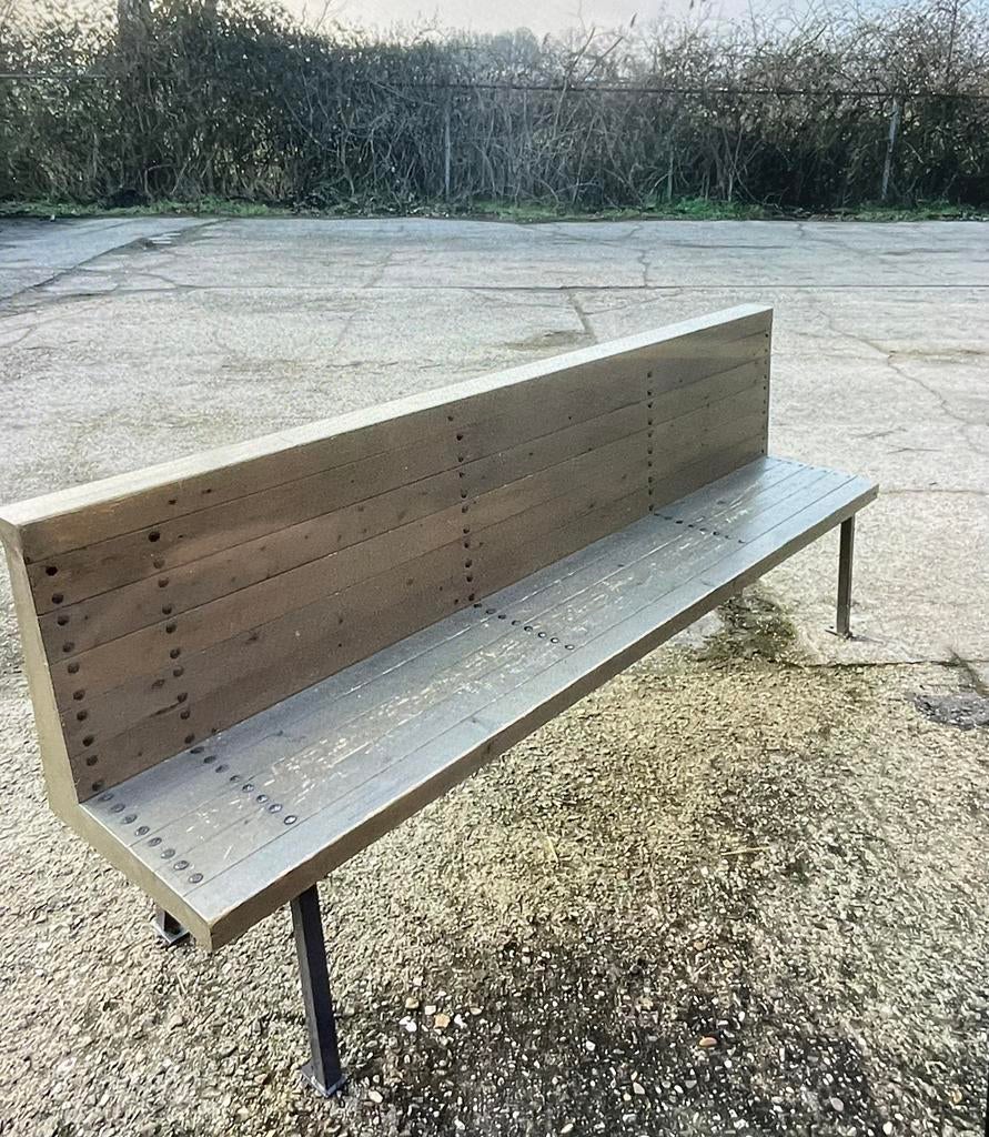 Bossche School kerkbank, Ophalen, Gebruikt, Hout