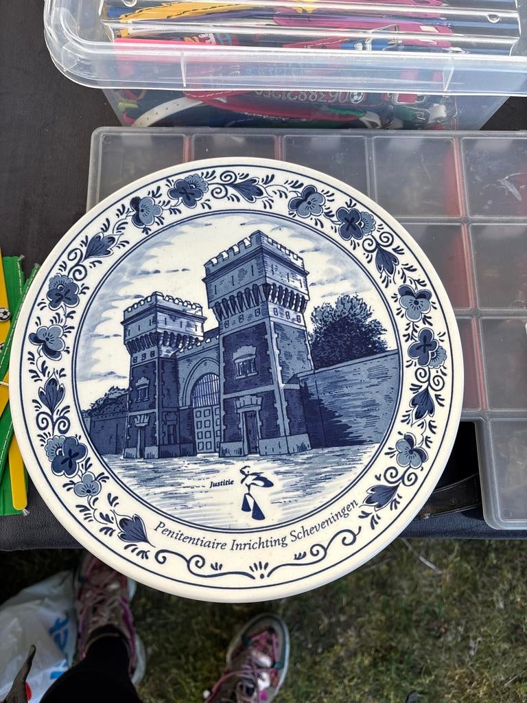 Herinneringsbord PI Scheveningen - Royal Goedewaagen, Antiek en Kunst, Antiek | Wandborden en Tegels, Ophalen of Verzenden