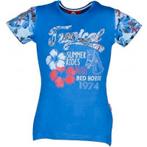 Nivea blauw Red Horse Tropical T-shirt maat 140, Kinderen, Dressuur, Nieuw, Ophalen of Verzenden