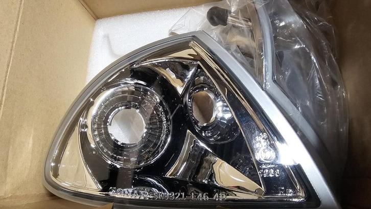 Design hoek knipperlichten led helder BMW 3-Serie E46 sedan, Auto-onderdelen, Verlichting, BMW, Gebruikt, Herkomst onderdeel bekend