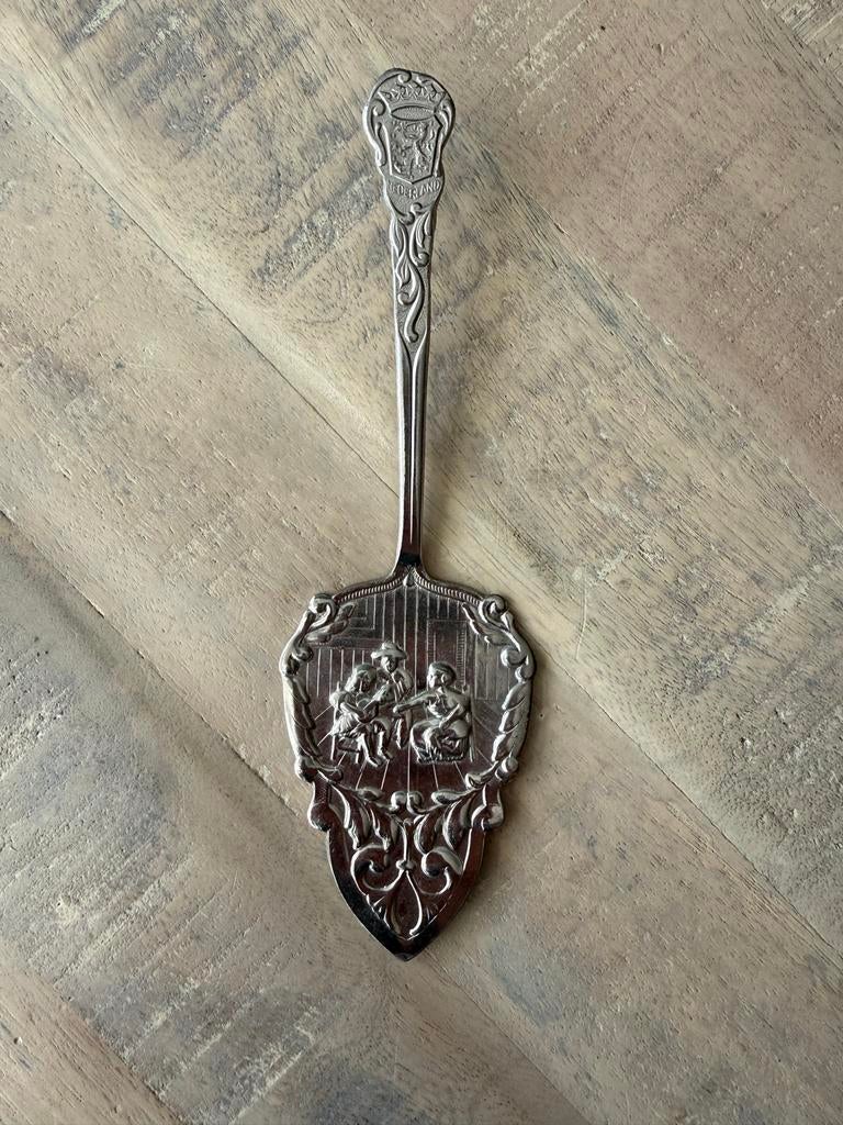 Antieke vintage oud-Hollandse taartschep, Ophalen of Verzenden