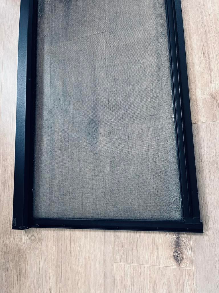 Zwart Unilux hor op maat - 51x123,8 cm, Ophalen, Minder dan 80 cm, Hordeur, Minder dan 200 cm