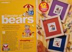 12 maanden Teddy beer kalender borduurpatronen, Ophalen, Nieuw, Handborduren, Patroon