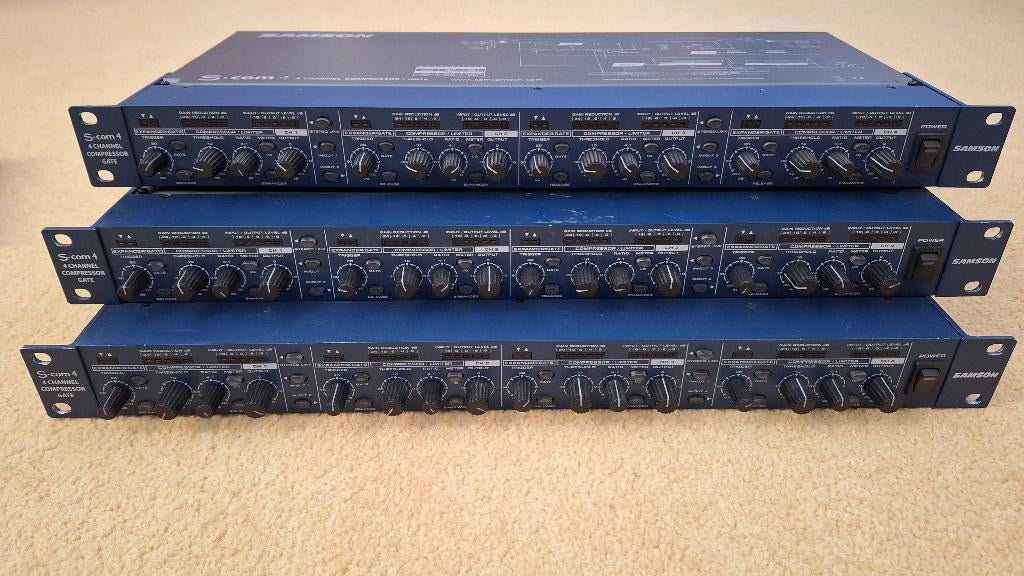 Samson 4 channel Compressor / Gate, Ophalen, Gebruikt, Audio