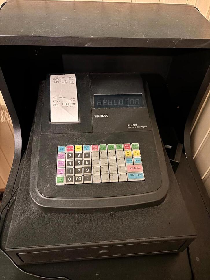 SAM4S ER-180U Kassa met kassarollen, Sieraden, Tassen en Uiterlijk, Uiterlijk | Haarverzorging, Zo goed als nieuw, Ophalen