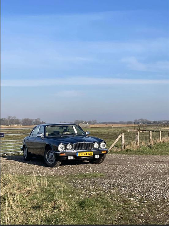 Jaguar Sovereign 5.3 V12 AUT K6 1990 Grijs, Automaat, Achterwielaandrijving, Beige, Sovereign