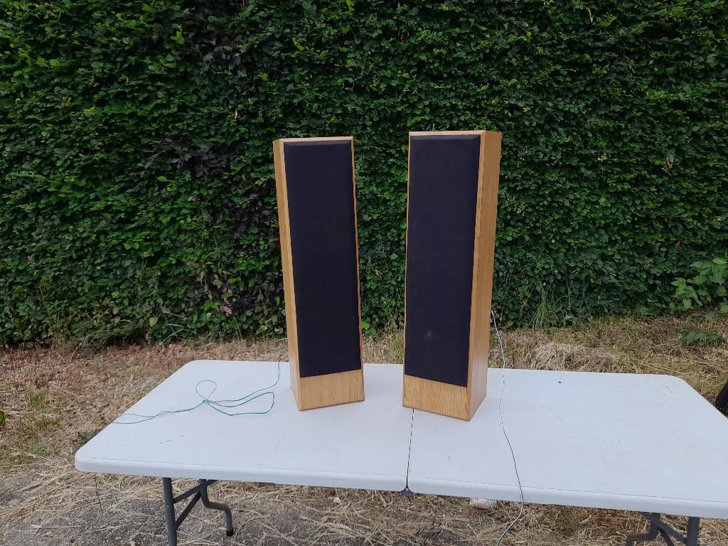 mooie set boxen palladium 200 / 400 watt met hoogwaardig top, Gebruikt, 120 watt of meer, Front, Rear of Stereo speakers, Ophalen