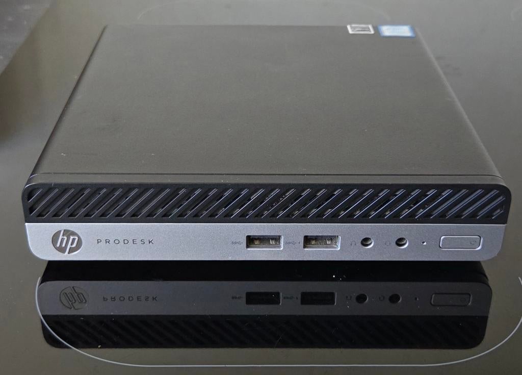 Hp prodesk mff (micro)  i5 8th gen 16/512 nvme, 2 tot 3 Ghz, I5 8th gen, Refurbished, Micro