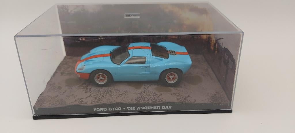 #52 Ford GT40 James bond auto, Hobby en Vrije tijd, Modelauto's | 1:43, Verzenden, Nieuw, Auto, Universal Hobbies