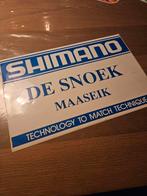 Shimano De Snoek Maaseik sticker, Ophalen of Verzenden, Zo goed als nieuw