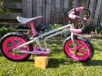 Stoere grijs/roze loopfiets met stalen frame, Ophalen, Zo goed als nieuw, Loopfiets