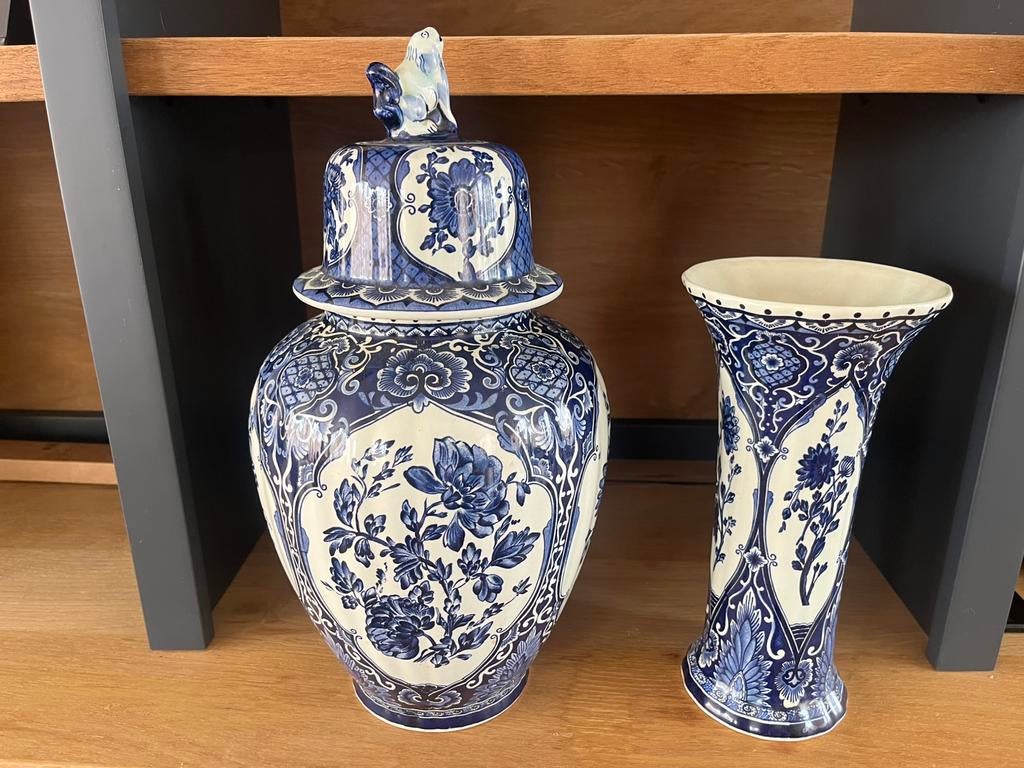 Delfs blauwe vazen, Antiek en Kunst, Ophalen of Verzenden