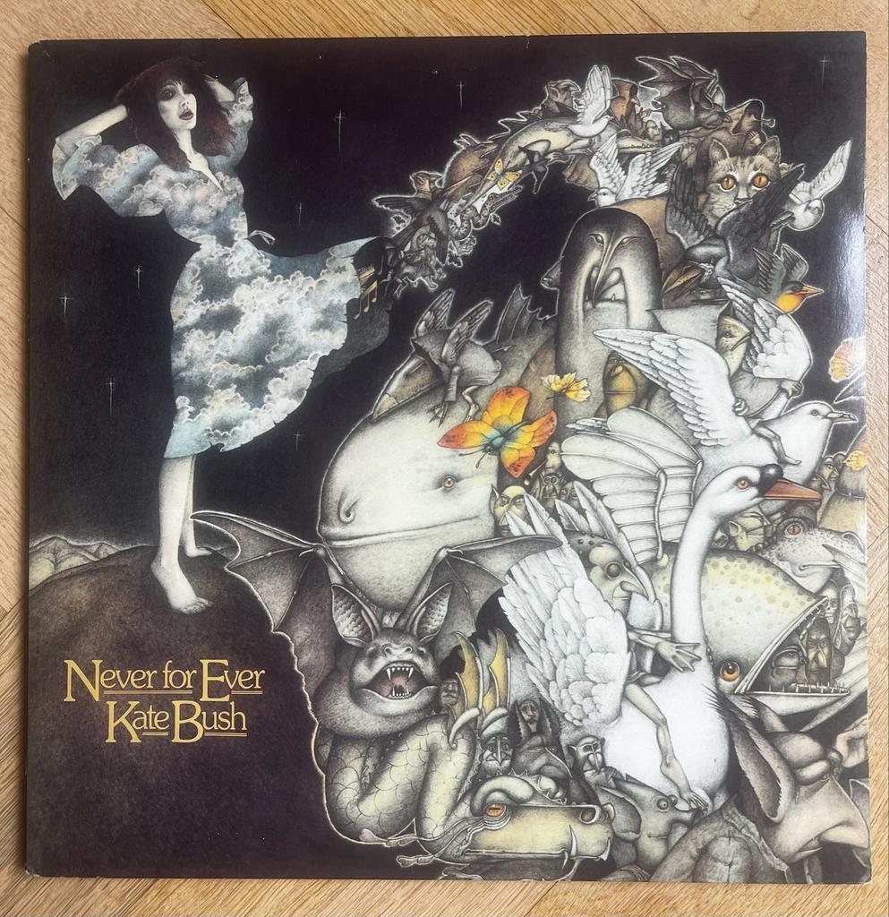 LP Kate Bush - Never for Ever, Cd's en Dvd's, Gebruikt, Originele persing, 1980 - 1989, Ophalen of Verzenden