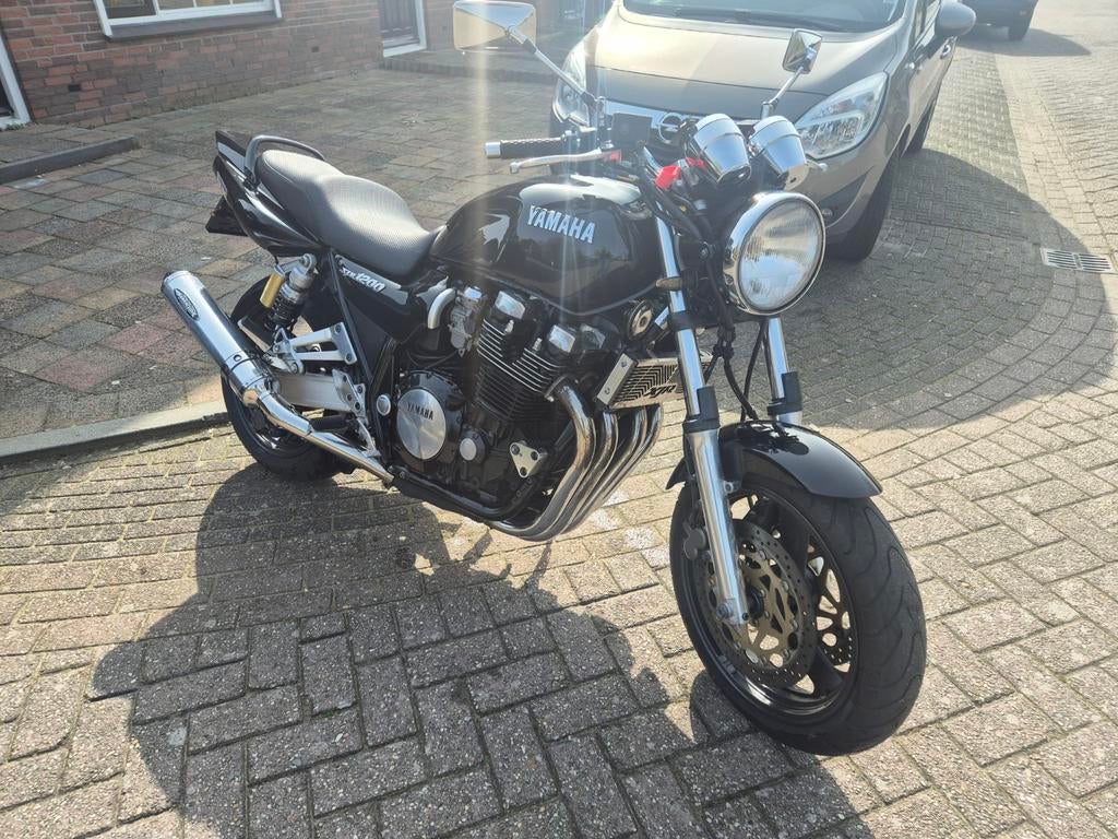 Yamaha XJR 1200 Zwart, Motoren, Sportuitlaat, Occasion, 4 cilinders, Motorrijbewijs A