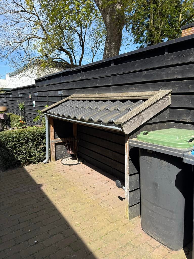 GRATIS houten afdakje voor hout of andere opslag, Tuin en Terras, Tuinhuizen, Zo goed als nieuw, Overige typen, Hout, Minder dan 250 cm