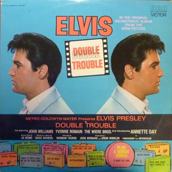 LP Elvis Presley–Double Trouble-excellent, Cd's en Dvd's, Vinyl | Rock, Ophalen of Verzenden, 12 inch, Poprock, 1970 - 1979