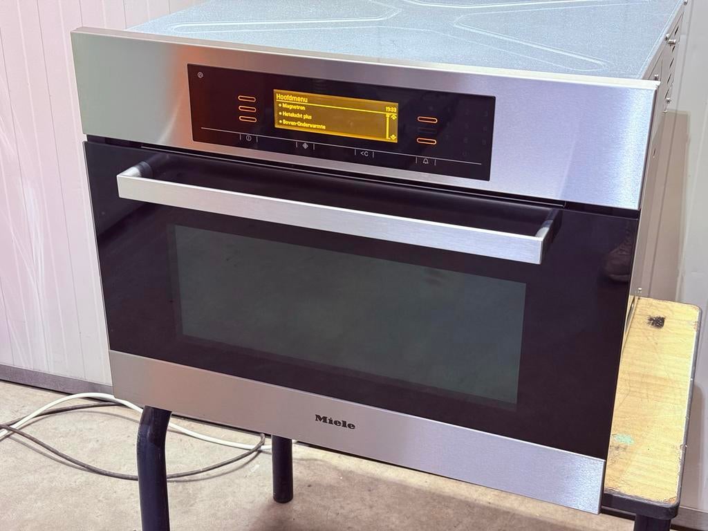 Miele H5080BM combimagnetron, Witgoed en Apparatuur, Ovens, 45 tot 60 cm, Bella, Oven, Hete lucht