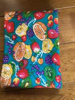 Frisse stof met fruit., 120 cm of meer, Ophalen of Verzenden, Katoen, Nieuw