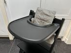 Stokke Tripp Trapp baby set, tray en kussen, Ophalen of Verzenden, Gebruikt, Meegroeistoel, Afneembaar eetblad