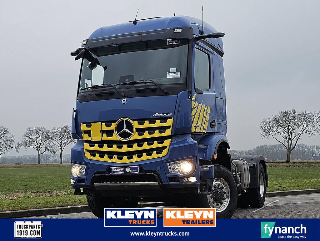 MERCEDES-BENZ AROCS 1843 4x4 allrad pto mp5, Auto's, Automaat, Euro 6, 428 pk, Blauw