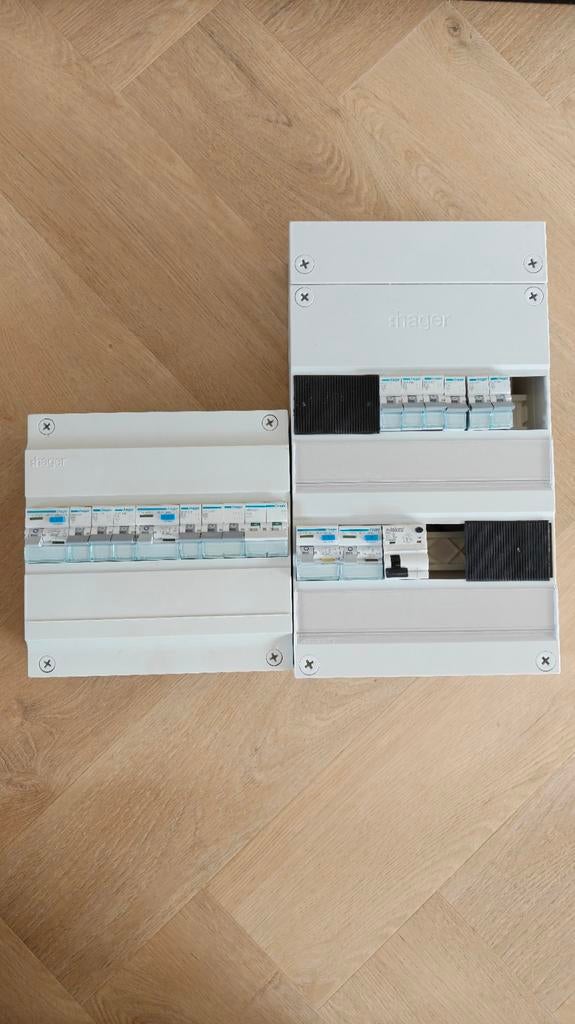 Hager meterkast - Complete groepenkast, Doe-het-zelf en Verbouw, Elektra en Kabels, Ophalen of Verzenden, Overige typen