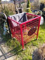 Ijzeren korf op wielen, Ophalen