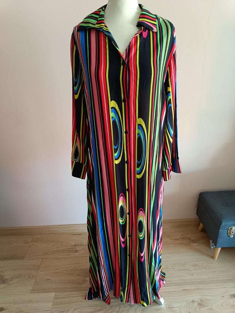 Sasha Ferrano Premium Jurk, Kleding | Dames, Jurken, Nieuw, Maat 46/48 (XL) of groter, Overige kleuren, Onder de knie, Verzenden