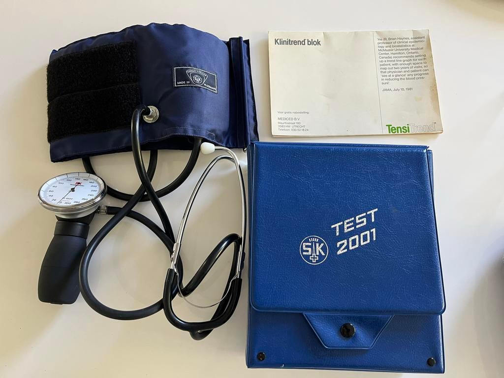 Werkende Vintage Spenger+kreller bloeddrukmeter, Antiek en Kunst, Ophalen of Verzenden