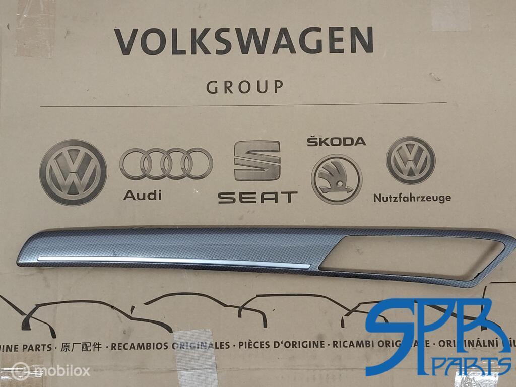 Interieurlijst VW GOLF 7 VII grijs LINKSVOOR DEUR 5G4858065B, Auto-onderdelen, Interieur en Bekleding, Gebruikt, Volkswagen, Ophalen of Verzenden