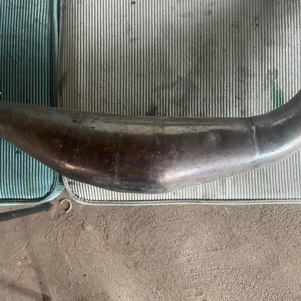 Derbi Voca 70/80 uitlaat met carbon demper, Fietsen en Brommers, Brommeronderdelen | Algemeen, Gebruikt, Uitlaat, Ophalen of Verzenden