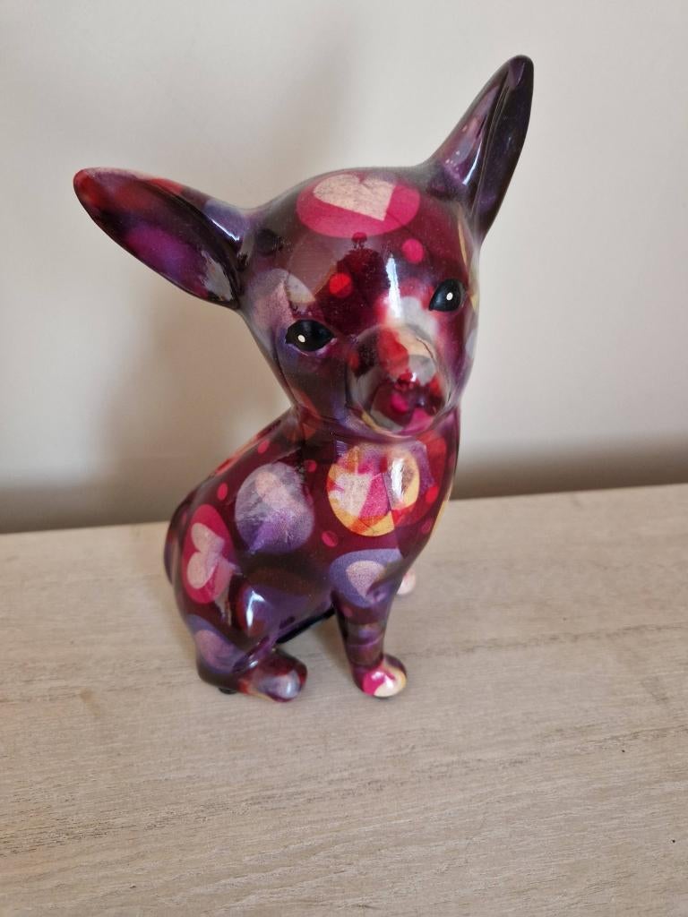 Pomme Pidou Chihuahua, Verzamelen, Spaarpotten, Ophalen of Verzenden, Nieuw, Steen, Aardewerk of Keramiek, Dier