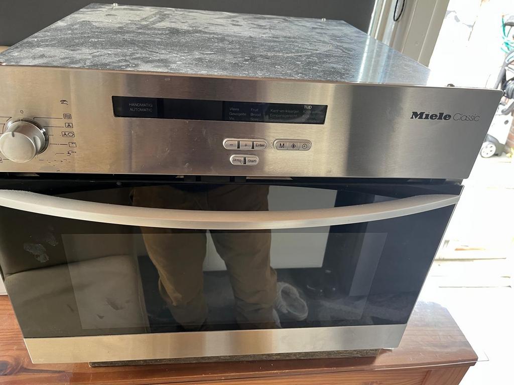 Miele Classic oven met magnetronfunctie H187-2MB, Witgoed en Apparatuur, Ovens, Gebruikt, Inbouw, Oven, 45 tot 60 cm, Magnetronfunctie